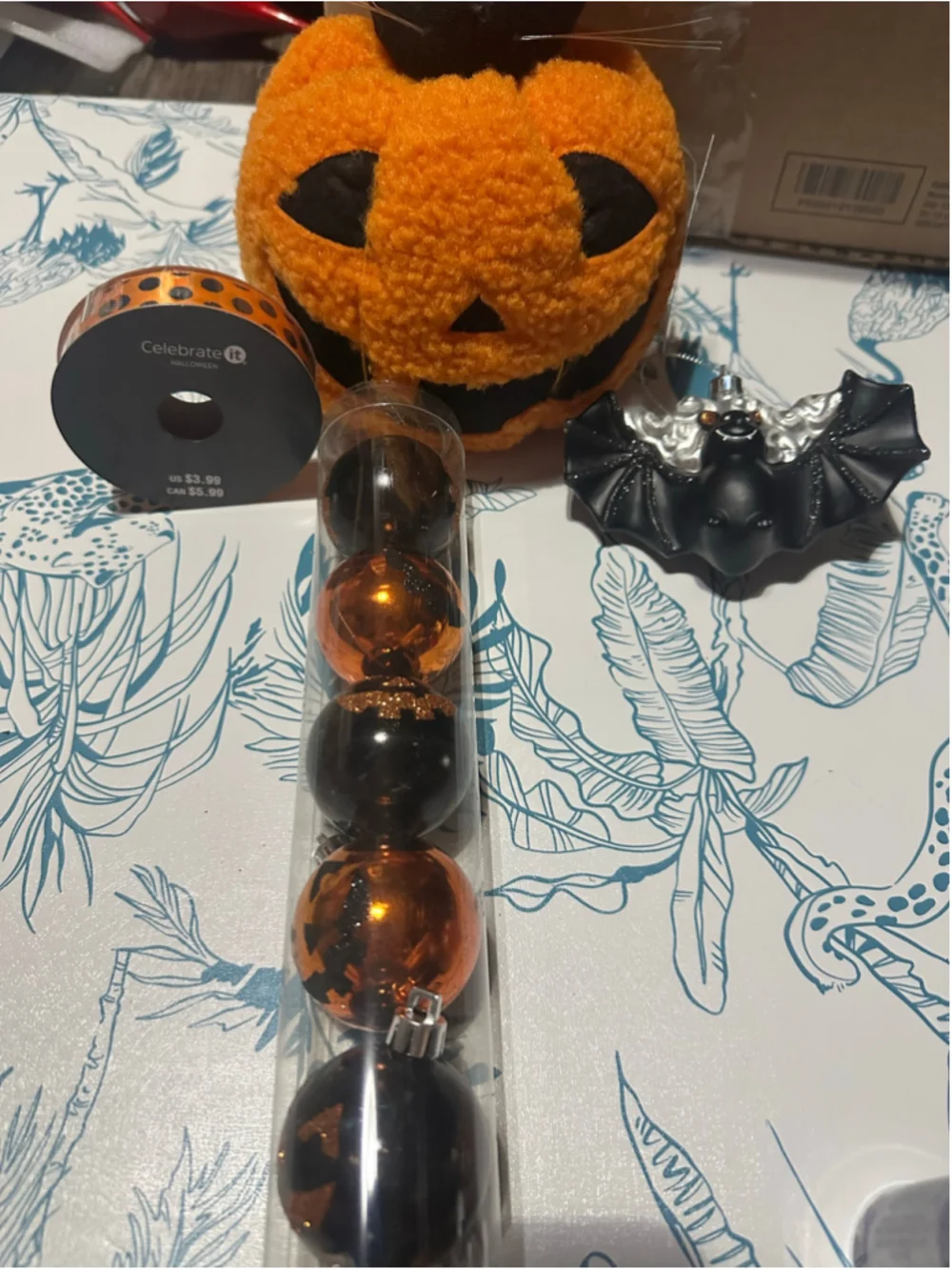 Ashland Halloween Ornament Set One Size Orange Black